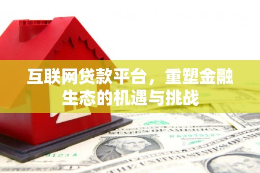 武平互联网贷款平台，重塑金融生态的机遇与挑战