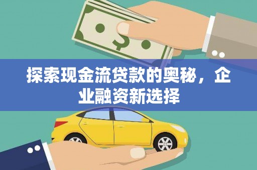 武平探索现金流贷款的奥秘，企业融资新选择