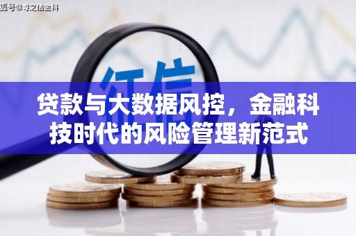 武平贷款与大数据风控，金融科技时代的风险管理新范式