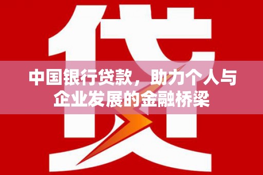 武平中国银行贷款，助力个人与企业发展的金融桥梁