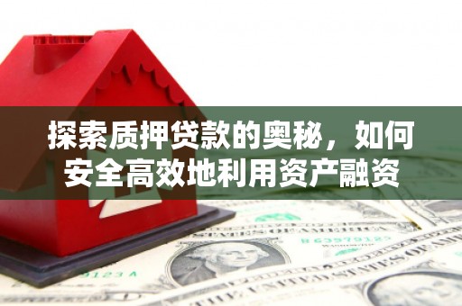 武平探索质押贷款的奥秘，如何安全高效地利用资产融资