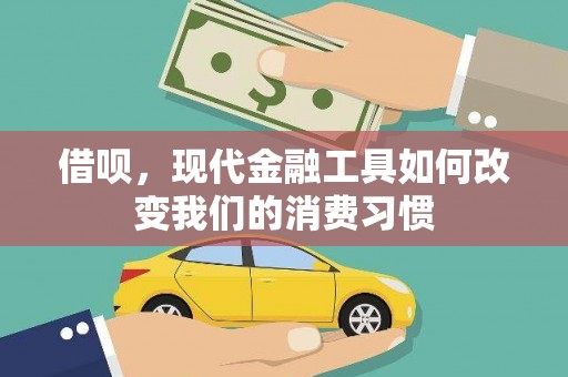 武平借呗，现代金融工具如何改变我们的消费习惯