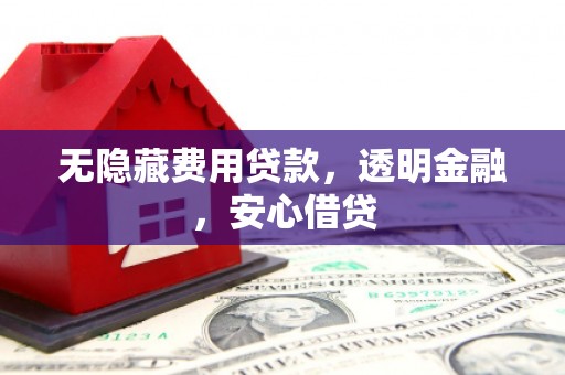 武平无隐藏费用贷款，透明金融，安心借贷