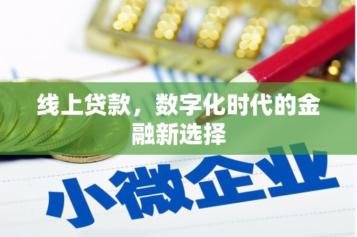武平线上贷款，数字化时代的金融新选择