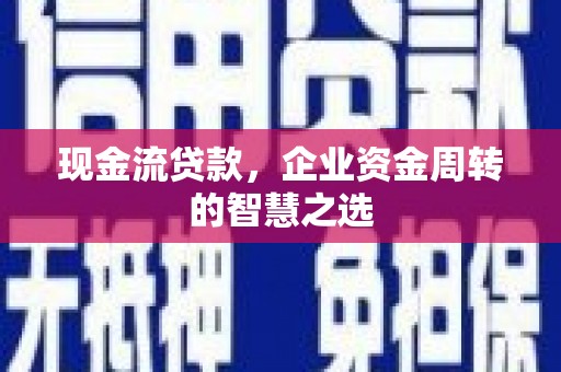 武平现金流贷款，企业资金周转的智慧之选