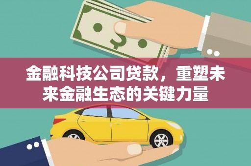武平金融科技公司贷款，重塑未来金融生态的关键力量