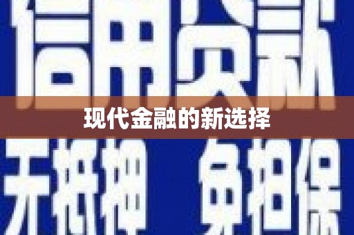 武平现代金融的新选择