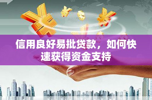 武平信用良好易批贷款，如何快速获得资金支持