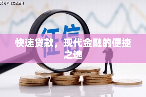 武平快速贷款，现代金融的便捷之选
