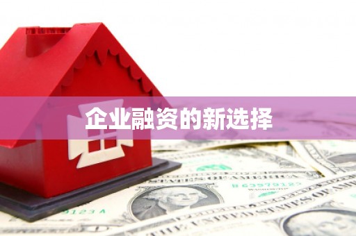 武平企业融资的新选择
