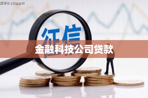 武平金融科技公司贷款
