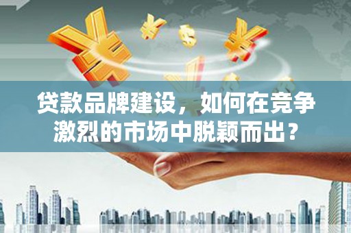 武平贷款品牌建设，如何在竞争激烈的市场中脱颖而出？