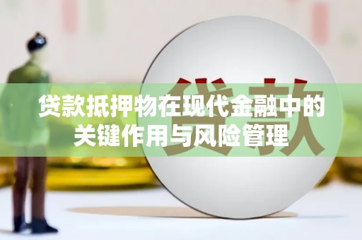 武平贷款抵押物在现代金融中的关键作用与风险管理