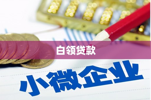武平白领贷款