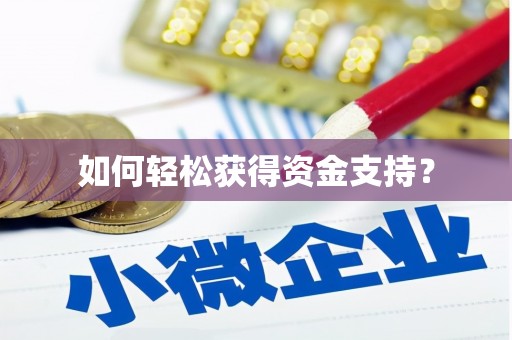 武平如何轻松获得资金支持？